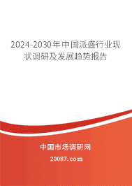 2023-2029年中国派盛行业现状调研及发展趋势报告 2023-2029年中国派盛行业现状调研及发展趋势报告