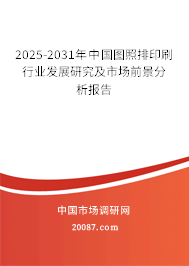 2025-2031年中国图照排印刷行业发展研究及市场前景分析报告