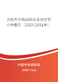 高粘剂市场调研及发展前景分析报告（2025-2031年）