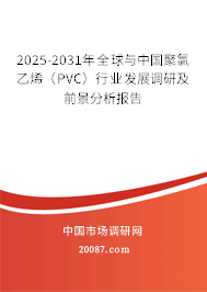 2025-2031年全球与中国聚氯乙烯（PVC）行业发展调研及前景分析报告