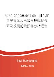 2026-2032年全球与中国SMB型半导体放电管市场现状调研及发展前景预测分析报告