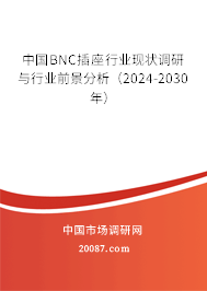 中国BNC插座行业现状调研与行业前景分析（2024-2030年）