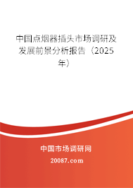 中国点烟器插头市场调研及发展前景分析报告（2025年）