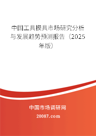 中国工具模具市场研究分析与发展趋势预测报告(2025年版) 中国工具模具市场研究分析与发展趋势预测报告(2025年版)