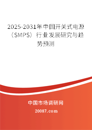 2025-2031年中国开关式电源（SMPS）行业发展研究与趋势预测