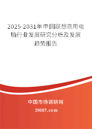 2025-2031年中国联想商用电脑行业发展研究分析及发展趋势报告