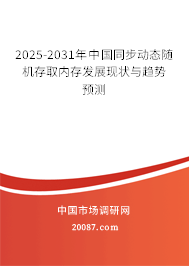 2025-2031年中国同步动态随机存取内存发展现状与趋势预测