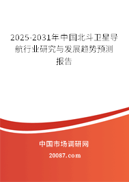 2025-2031年中国北斗卫星导航行业研究与发展趋势预测报告 2025-2031年中国北斗卫星导航行业研究与发展趋势预测报告
