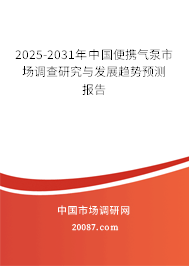 2025-2031年中国便携气泵市场调查研究与发展趋势预测报告