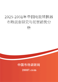 2025-2031年中国电能转换器市场调查研究与前景趋势分析