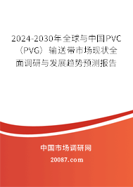 2024-2030年全球与中国PVC（PVG）输送带市场现状全面调研与发展趋势预测报告