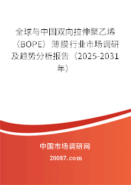 全球与中国双向拉伸聚乙烯（BOPE）薄膜行业市场调研及趋势分析报告（2025-2031年）