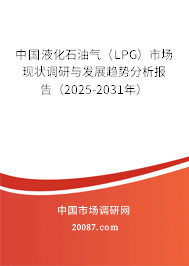 中国液化石油气（LPG）市场现状调研与发展趋势分析报告（2025-2031年）