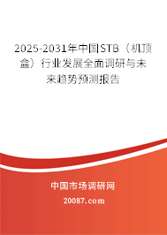 2025-2031年中国STB(机顶盒)行业发展全面调研与未来趋势预测报告 2025-2031年中国STB(机顶盒)行业发展全面调研与未来趋势预测报告