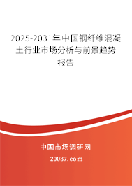 2025-2031年中国钢纤维混凝土行业市场分析与前景趋势报告 2025-2031年中国钢纤维混凝土行业市场分析与前景趋势报告