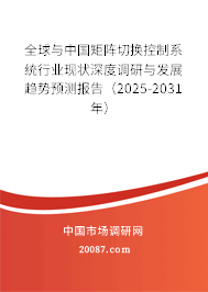 全球与中国矩阵切换控制系统行业现状深度调研与发展趋势预测报告（2025-2031年）