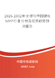2026-2032年全球与中国锂电NMP行业分析及前景趋势预测报告