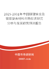 2025-2031年中国镁锂合金及镁基复合材料市场现状研究分析与发展趋势预测报告