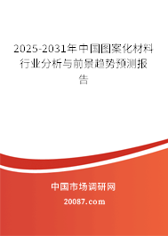 2025-2031年中国图案化材料行业分析与前景趋势预测报告