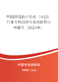 中国制造执行系统（MES）行业市场调研与发展趋势分析报告（2025年）