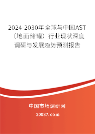 2024-2030年全球与中国AST（地面储罐）行业现状深度调研与发展趋势预测报告