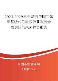 2023-2029年全球与中国二苯甲基硫代乙酰胺行业发展全面调研与未来趋势报告
