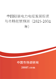 中国铠装电力电缆发展现状与市场前景预测（2025-2031年）