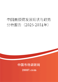 中国面膜碗发展现状与趋势分析报告（2025-2031年）