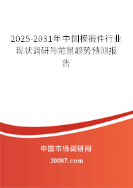 2025-2031年中国模锻件行业现状调研与前景趋势预测报告
