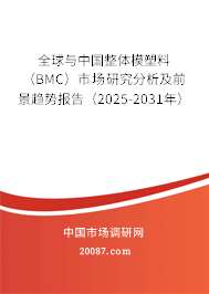 全球与中国整体模塑料(BMC)市场研究分析及前景趋势报告(2025-2031年) 全球与中国整体模塑料(BMC)市场研究分析及前景趋势报告(2025-2031年)