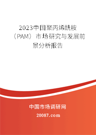 2023中国聚丙烯酰胺（PAM）市场研究与发展前景分析报告
