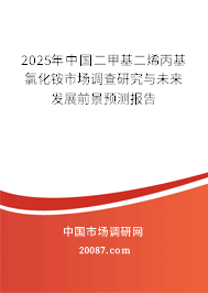 2025年中国二甲基二烯丙基氯化铵市场调查研究与未来发展前景预测报告