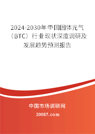 2024-2030年中国固体光气（BTC）行业现状深度调研及发展趋势预测报告