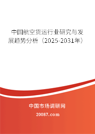 中国航空货运行业研究与发展趋势分析（2025-2031年）