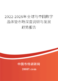2022-2028年全球与中国数字晶体管市场深度调研与发展趋势报告 2022-2028年全球与中国数字晶体管市场深度调研与发展趋势报告