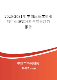 2025-2031年中国压缩成型服务行业研究分析与前景趋势报告