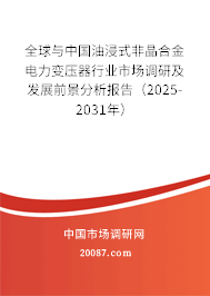 全球与中国油浸式非晶合金电力变压器行业市场调研及发展前景分析报告（2025-2031年）