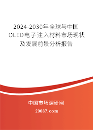 2024-2030年全球与中国OLED电子注入材料市场现状及发展前景分析报告