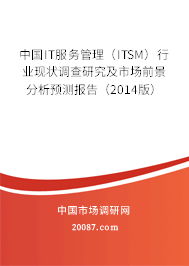 中国IT服务管理（ITSM）行业现状调查研究及市场前景分析预测报告（2014版）