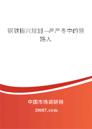 钢铁振兴规划——严冬中的领路人