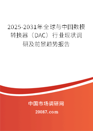 2025-2031年全球与中国数模转换器（DAC）行业现状调研及前景趋势报告