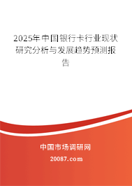 2025年中国银行卡行业现状研究分析与发展趋势预测报告