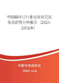 中国草坪灯行业调查研究及发展趋势分析报告（2025-2031年）