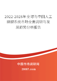 2022-2028年全球与中国人工胰腺系统市场全面调研与发展趋势分析报告