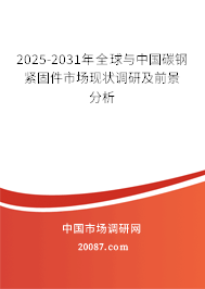 2025-2031年全球与中国碳钢紧固件市场现状调研及前景分析