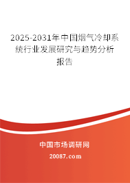 2025-2031年中国烟气冷却系统行业发展研究与趋势分析报告