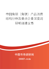 中国角钢（角铁）产品消费结构分析及重点企业深度调研项目建议书