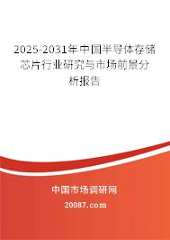 2025-2031年中国半导体存储芯片行业研究与市场前景分析报告
