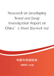 Research on Developing Trend and Deep Investigation Report on China’s Wool Blanket Industry in 2007