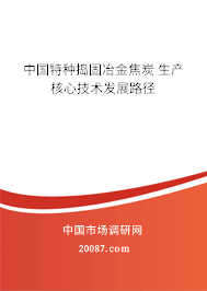 中国特种捣固冶金焦炭 生产核心技术发展路径 中国特种捣固冶金焦炭 生产核心技术发展路径